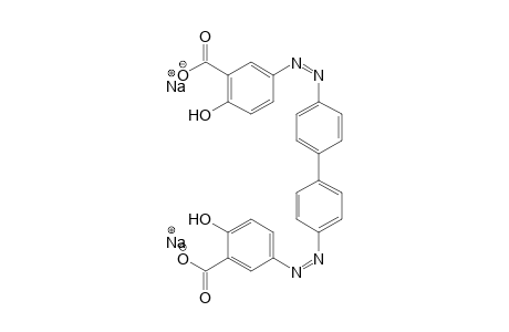 Benzoic acid, 3,3'-[[1,1'-biphenyl]-4,4'-diylbis(azo)]bis[6-hydroxy-, disodium salt