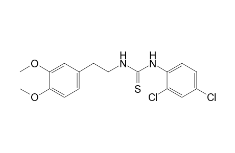 1-(2,4-dichlorophenyl)-3-(,4-dimethoxyphenethyl)-2-thiourea