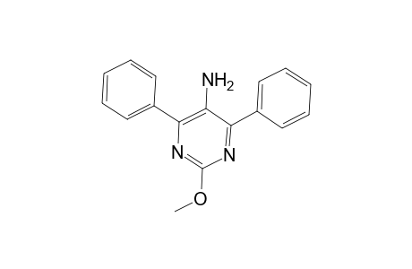 2-Methoxy-4,6-diphenyl-5-pyrimidinamine