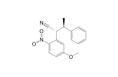 2-(R,S)-(5-Methoxy-2-nitrophenyl)-3-(R)-methyl-3-phenylpropionitrile isomer