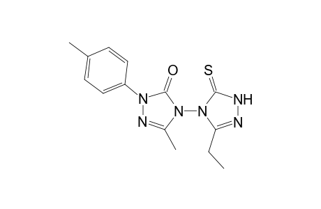 3'-Ethyl-5-methyl-2-(p-tolyl)-5'-thioxo-[4,4'-bis(1,2,4)-triazol]-3(1'H,2H)-one