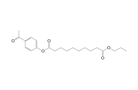 Sebacic acid, 4-acetylphenyl propyl ester