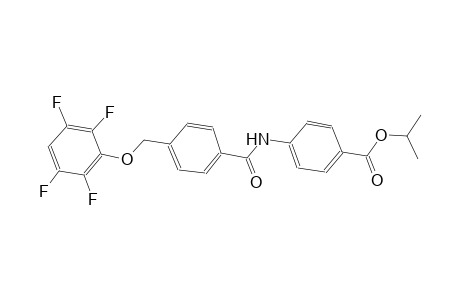isopropyl 4-({4-[(2,3,5,6-tetrafluorophenoxy)methyl]benzoyl}amino)benzoate