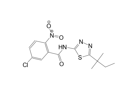 5-chloro-2-nitro-N-(5-tert-pentyl-1,3,4-thiadiazol-2-yl)benzamide