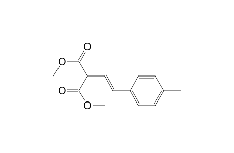 (E)-Dimethyl 2-(4-methylstyryl)malonate