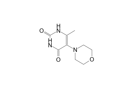 6-methyl-5-(4-morpholinyl)-2,4(1H,3H)-pyrimidinedione