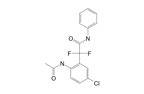 2-(2-ACETAMIDO-5-CHLOROPHENYL)-2,2-DIFLUORO-N-PHENYLACETAMIDE