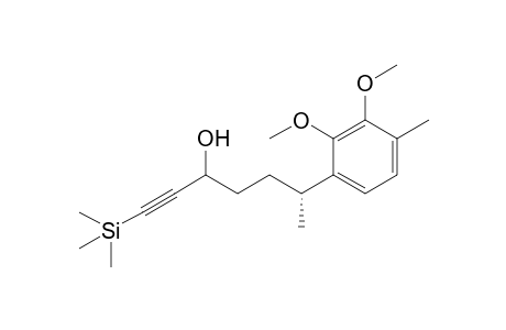 (6R)-6-(2,3-dimethoxy-4-methyl-phenyl)-1-trimethylsilyl-hept-1-yn-3-ol
