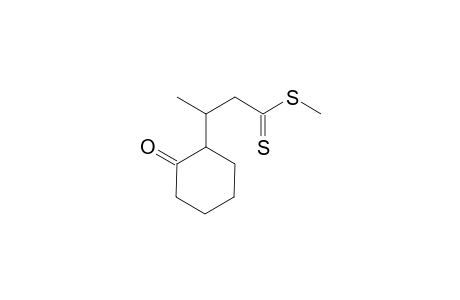 Methyl 3-(cyclohexanon-2-yl)butanedithioate