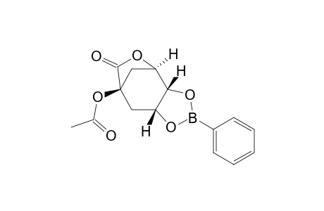 4,7-Methano-1,3,2-dioxaborolo[4,5-c]oxepin-6(4H)-one, 7-(acetyloxy)tetrahydro-2-phenyl-, [3aR-(3a.alpha.,4.beta.,7.alpha.,8a.alpha.)]-