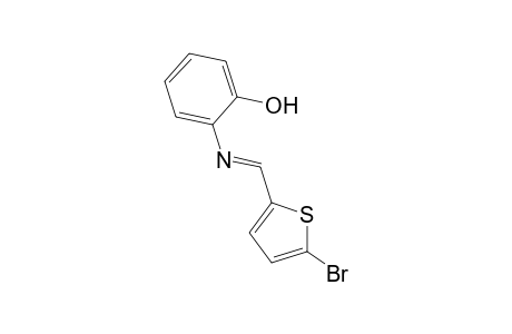 2-([(E)-(5-Bromo-2-thienyl)methylidene]amino)phenol