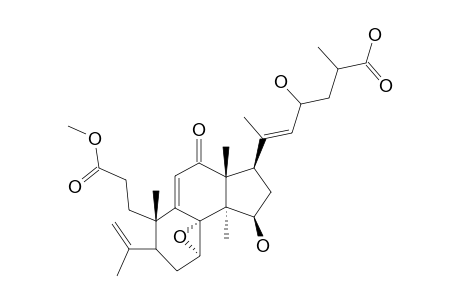 7-ALPHA,8-ALPHA-EPOXY-15-BETA,23-XI-DIHYDROXY-12-OXO-3,4-SECOLANOSTA-4(28),9,(20Z)(22)-TRIEN-3,26-DIOIC-ACID-3-METHYLESTER