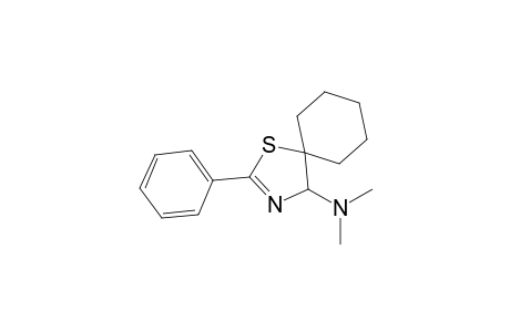 N,N-Dimethyl-2-phenyl-1-thia-3-azaspiro[4.5]dec-2-en-4-amine