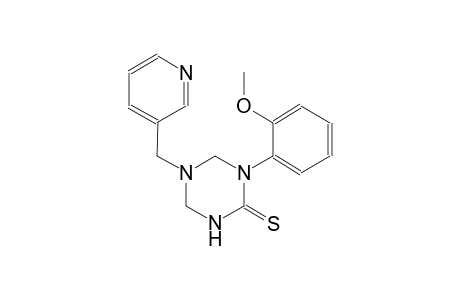 1-(2-methoxyphenyl)-5-(3-pyridinylmethyl)tetrahydro-1,3,5-triazine-2(1H)-thione