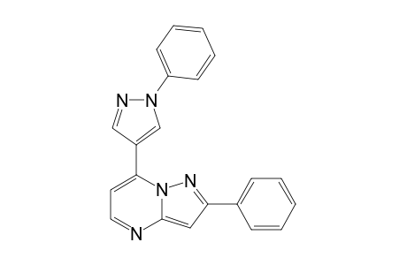 2-Phenyl-7-(1-phenyl-1H-pyrazol-4-yl)pyrazolo[1,5-a]pyrimidine