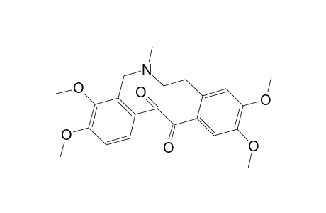 Dibenz[c,g]azecine-13,14-dione, 5,6,7,8-tetrahydro-3,4,10,11-tetramethoxy-6-methyl-