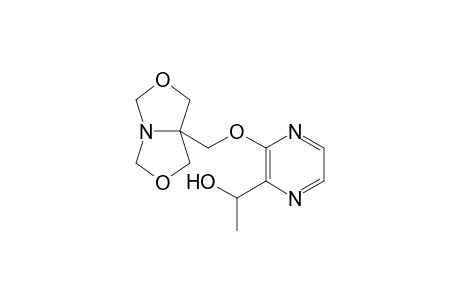 rac-3-(1-Hydroxyethyl)-2-[(3,7-dioxa-r-1-azabicyclo[3.3.0]oct-c-5-yl)methoxy]pyrazine