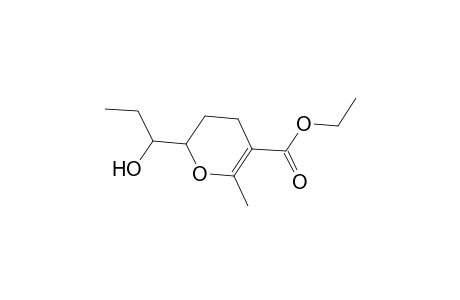 Ethyl 2-(1-hydroxypropyl)-6-methyl-3,4-dihydro-2H-pyran-5-carboxylate