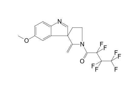 Spiro[3H-indole-3,3'-pyrrolidine], 1'-(2,2,3,3,4,4,4-heptafluoro-1-oxobutyl)-5-methoxy-2'-methylene-
