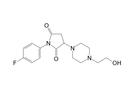 1-(4-Fluorophenyl)-3-[4-(2-hydroxyethyl)-1-piperazinyl]-2,5-pyrrolidinedione