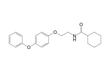 Cyclohexanecarboxamide, N-[2-(4-phenoxyphenoxy)ethyl]-