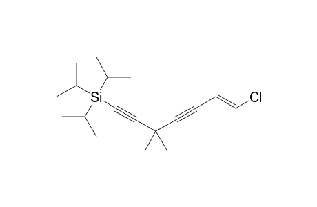 1-Chloro-5,5-dimethyl-7-triisopropylsilylhept-1-en-3,6-diyne