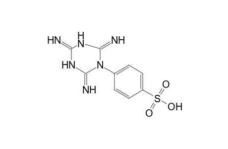 p-[TETRAHYDRO-2,4,6-TRIIMINO-s-TRIAZIN-1(2H)-YL]BENZENESULFONIC ACID