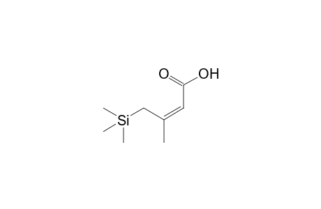 (Z)-3-Trimethylsilylmethylbut-2-enoic acid