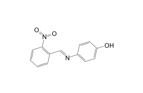 4-([(E)-(2-Nitrophenyl)methylidene]amino)phenol