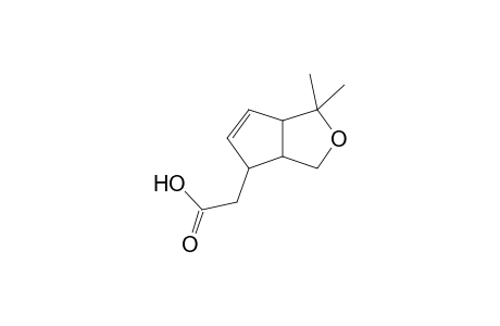 2-(1,1-Dimethyl-3,3a,4,6a-tetrahydro-1H-cyclopenta[c]furan-4-yl)acetic acid