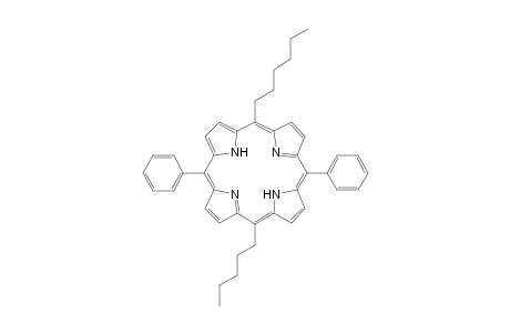 5-Hexyl-15-pentyl-10,20-diphenylporphyrin