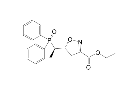 (1'R*,5R*)-5-(1'-Diphenylphosphinoylethyl)-3-ethoxycarbonyl-4,5-dihydroisoxazole