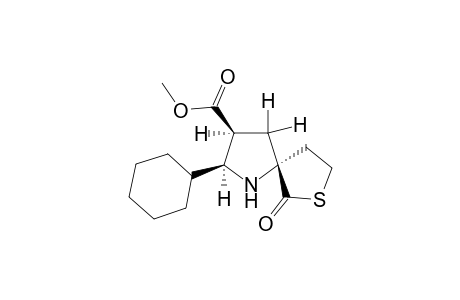 Spiro[2-oxo-1-thiacyclopentane-3,4'-2'-cyclohexyl-3'-(methoxycarbonyl)pyrroline]