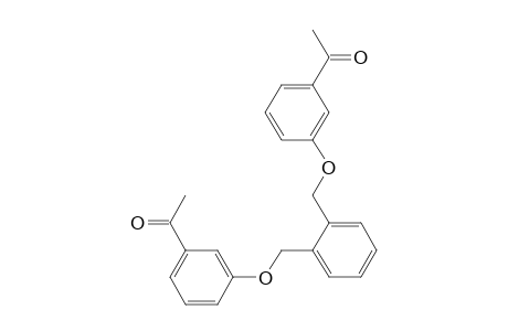 Ethanone,1,1'-(1,2-phenylenebis(methyleneoxy-3,1-phenylene))bis-
