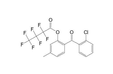 2-Chloro-2'-hydroxy-4'-methylbenzophenone, heptafluorobutyrate