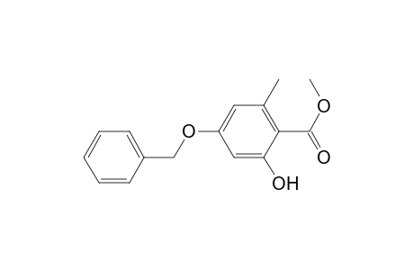 2-Hydroxy-6-methyl-4-phenylmethoxybenzoic acid methyl ester