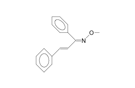 1,3-Diphenyl-(E,Z)-propen-3-one oxime O-methyl ether