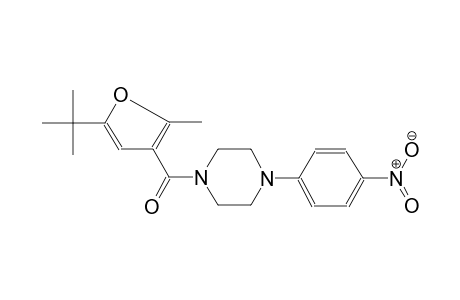 piperazine, 1-[[5-(1,1-dimethylethyl)-2-methyl-3-furanyl]carbonyl]-4-(4-nitrophenyl)-