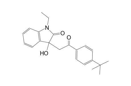 2H-indol-2-one, 3-[2-[4-(1,1-dimethylethyl)phenyl]-2-oxoethyl]-1-ethyl-1,3-dihydro-3-hydroxy-