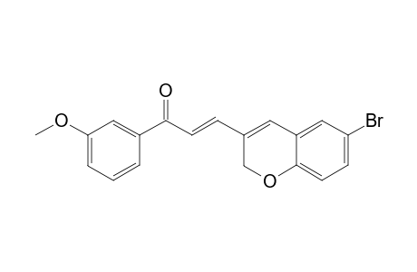 (E)-3-(6-BROMO-2H-CHROMEN-3-YL)-1-(3-METHOXYPHENYL)-PROP-2-EN-1-ONE