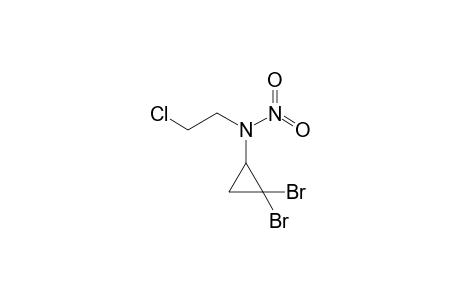 2,2-Dibromo-1-[N-(2'-chloroethyl)-N-nitroamino]cyclopropane