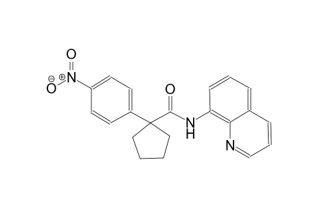 cyclopentanecarboxamide, 1-(4-nitrophenyl)-N-(8-quinolinyl)-