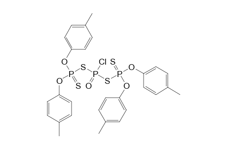 BIS-[BIS-(PARA-TOLYLOXY)-PHOSPHOROTHIOYLTHIO]-PHOSPHORUS-(V)-CHLORIDE