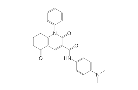 N-[4-(dimethylamino)phenyl]-2,5-dioxo-1-phenyl-1,2,5,6,7,8-hexahydro-3-quinolinecarboxamide