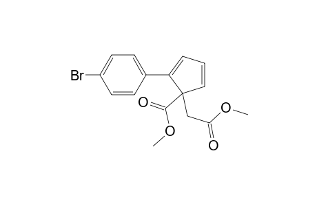 Methyl 2-(4-bromophenyl)-1-(2-methoxy-2-oxoethyl)cyclopenta-2,4-dienecarboxylate