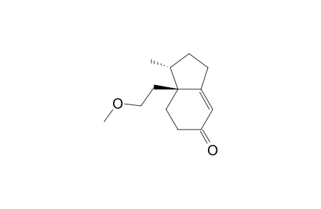 5H-Inden-5-one, 1,2,3,6,7,7a-hexahydro-7a-(2-methoxyethyl)-1-methyl-, (1R-trans)-