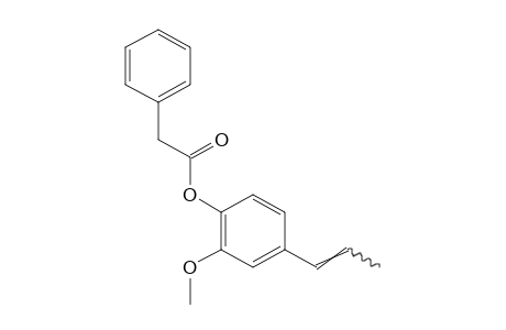 PHENYLACETIC ACID, 2-METHOXY-4-PROPENYLPHENYL ESTER