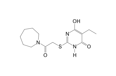 2-{[2-(1-azepanyl)-2-oxoethyl]sulfanyl}-5-ethyl-6-hydroxy-4(3H)-pyrimidinone