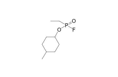 Ethylphoshonic acid, fluoroanhydride, 4-methylcyclohexyl ester