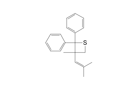 3-Methyl-3-[2-methyl-propenyl]-2,2-diphenyl-thietane